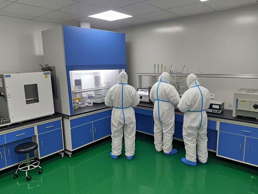 GMP cleanroom at the partner production facility